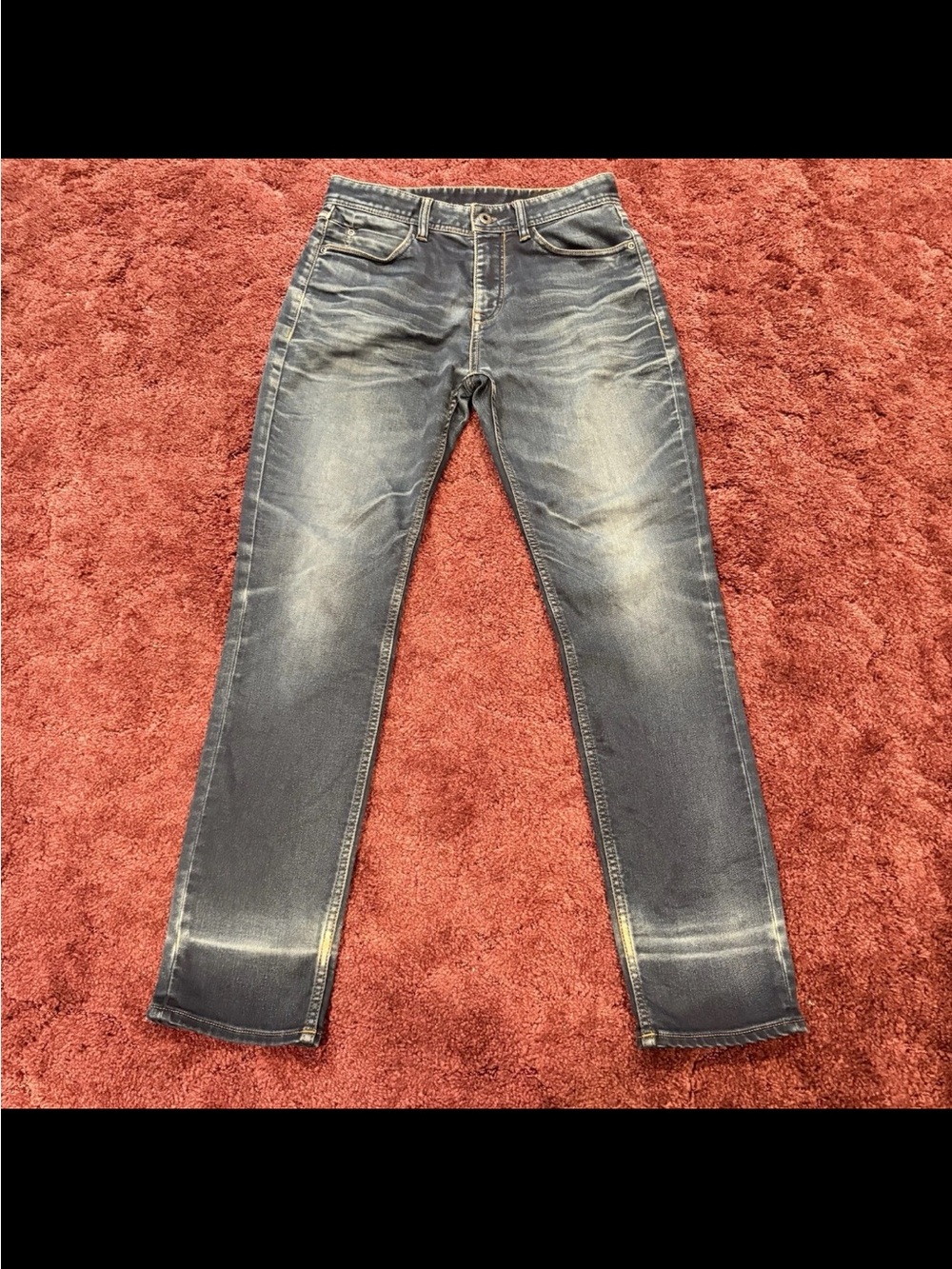 Jack & Jones Slim Straight Washed Blue Jeans